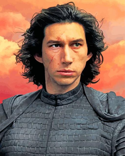 Kylo Ren Character paint by numbers