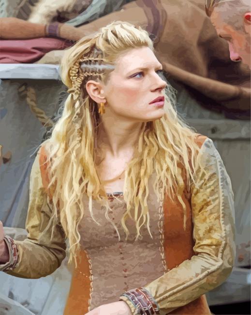 Aesthetic Lagertha paint by numbers