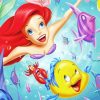 Ariel And Her Friends paint by numbers