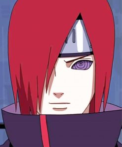 Nagato With Red Hair paint by numbers