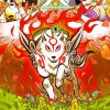Okami Video Game Paint by numbers