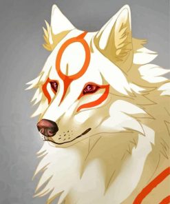 The White Dog Okami paint by numbers