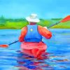 Old Man In Kayaks paint by numbers