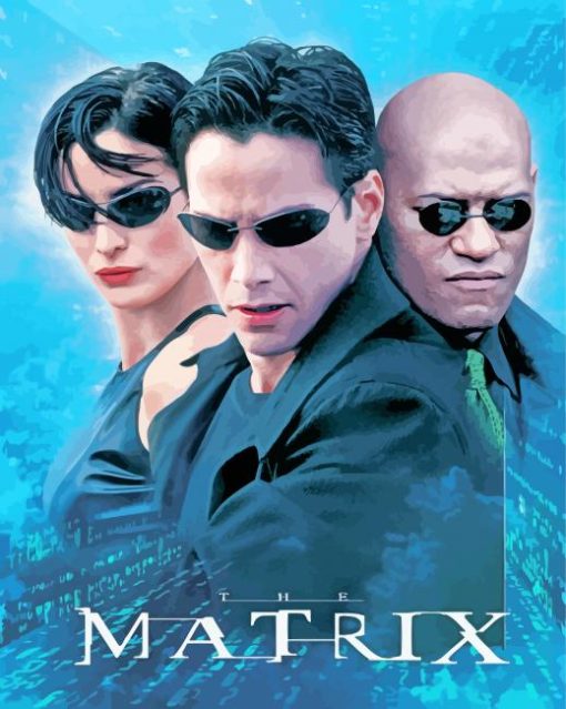 The Matrix Poster paint by numbers