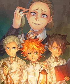 Characters Of The Promised Neverland paint by numbers