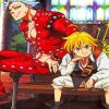 Ban And Meliodas Anime paint by numbers