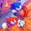 Sonic And Knuckles paint by numbers