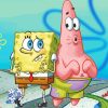Spongebob And Patrick paint by numbers