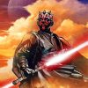 Star Wars Darth Maul paint by numbers