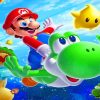 Super Mario And Yushi paint by numbers