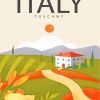 Tuscany Italy Poster paint by numbers