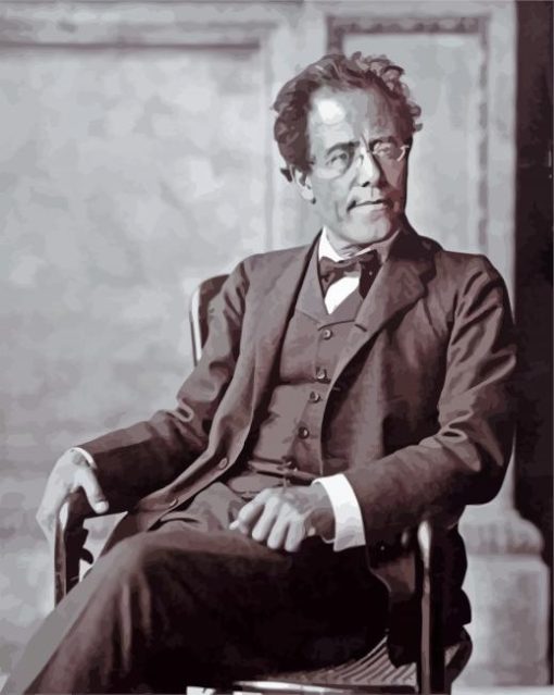 Vintage Gustav Mahler paint by numbers