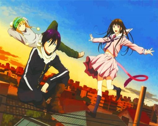 The Japanese Anime Noragami paint by numbers