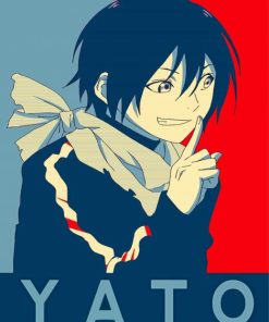 Yato Noragami Art paint by numbers