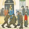 A Fight LS Lowry paint by numbers