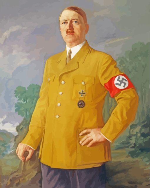 Politician Man Adolf Hitler paint by numbers