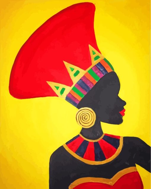 African Tribal Art paint by jnnumbers