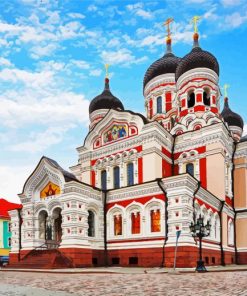 Alexander Nevsky Cathedral Estonia paint by numbers