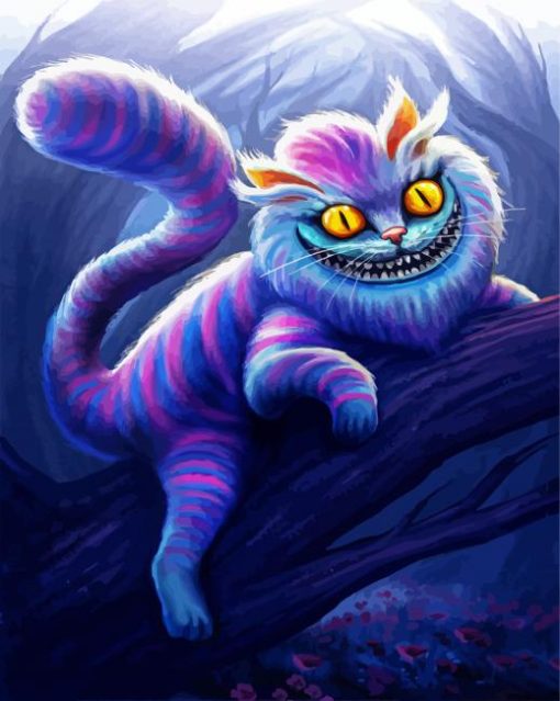 Alice Cheshire Cat paint by numbers