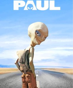 Alien Paul Movie Poster paint by numbers
