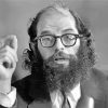 Allen Ginsberg Monochrome paint by numbers