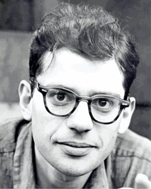 The Poet Writer Allen Ginsberg paint by numbers