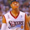 Allen Ezail Iverson PLayer paint by numbers