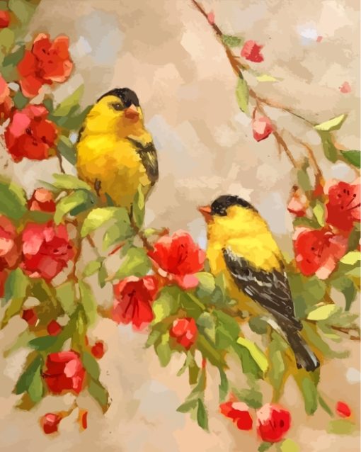 American Goldfinch Birds paint by numbers
