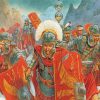Roman Military Army paint by numbers