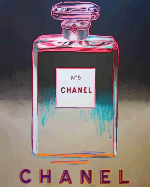 Andy Warhol Chanel No 5 paint by numbers