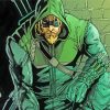 The Superhero Green Arrow Animation paint by numbers