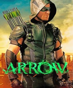 Arrow Movie Poster paint by numbers