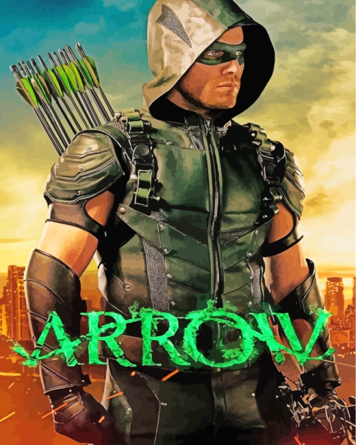 Arrow Movie Poster paint by numbers