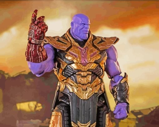Avengers Thanos Marvel paint by numbers
