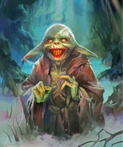 Baby Yoda Monster paint by numbers