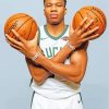 Basketball Giannis Antetokounmpo paint by numbers
