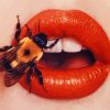 Bee On Red Lips paint by numbers