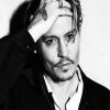 Black And White Jonny Depp paint by numbers