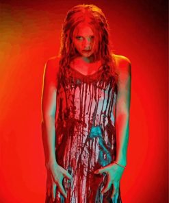 Bloody Carrie Character paint by numbers