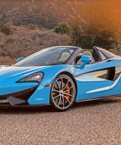 Mclaren Luxury Car paint by numbers