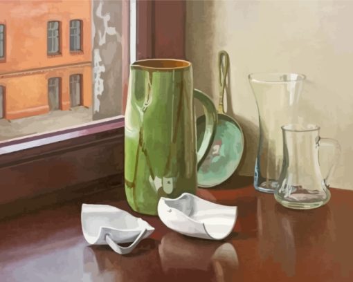 Broken Cup Class paint by numbers