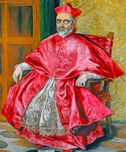 Cardinal Fernando Nino De Guevara paint by numbers