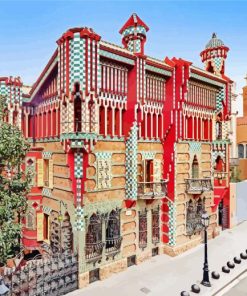 Casa Vicens Gaudi paint by numbers