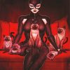 Catwoman And Cats paint by numbers