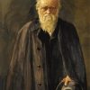 Charles Darwin Portrait paint by numbers