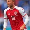 The Danish Christian Eriksen paint by numbers