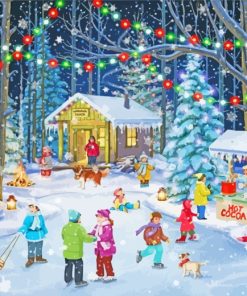 Christmas Holidays paint by numbers