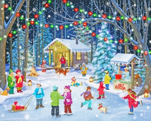 Christmas Holidays paint by numbers