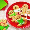Christmas Gingerbread Man Cookies paint by numbers