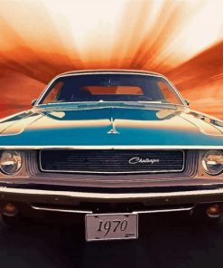 Vintage Classic Challenger paint by numbers